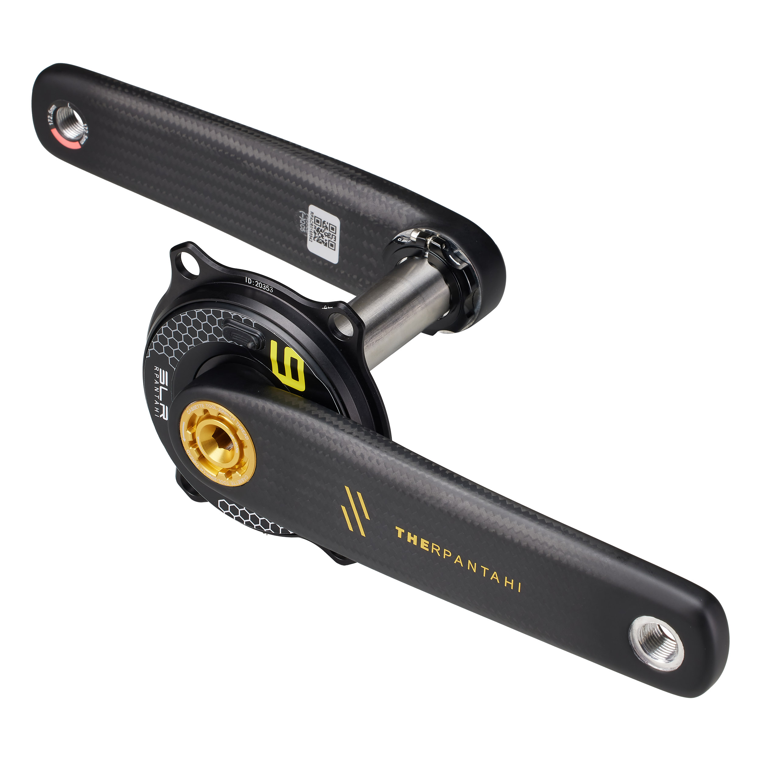 Spider Power Meter 110 Bcd - 로드 바이크 카본 크랭크 150-172.5mm 길이