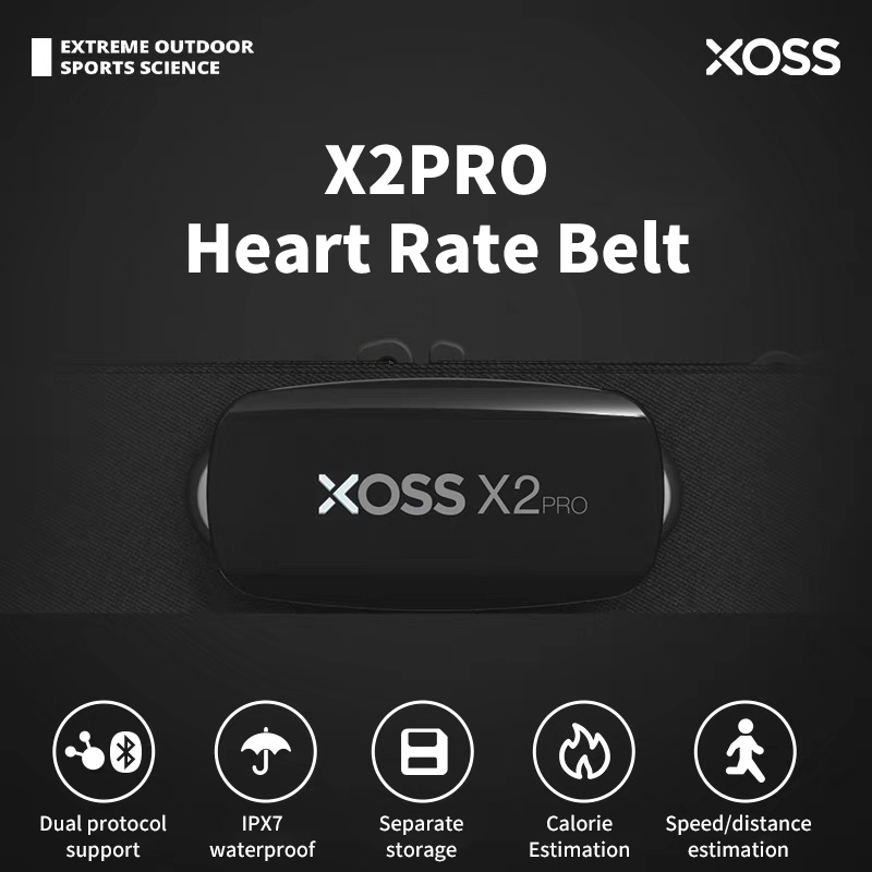 Heart Rate Monitor Chest Strap Ant+ - XOSS X2 Pro 가슴 스트랩 심박수