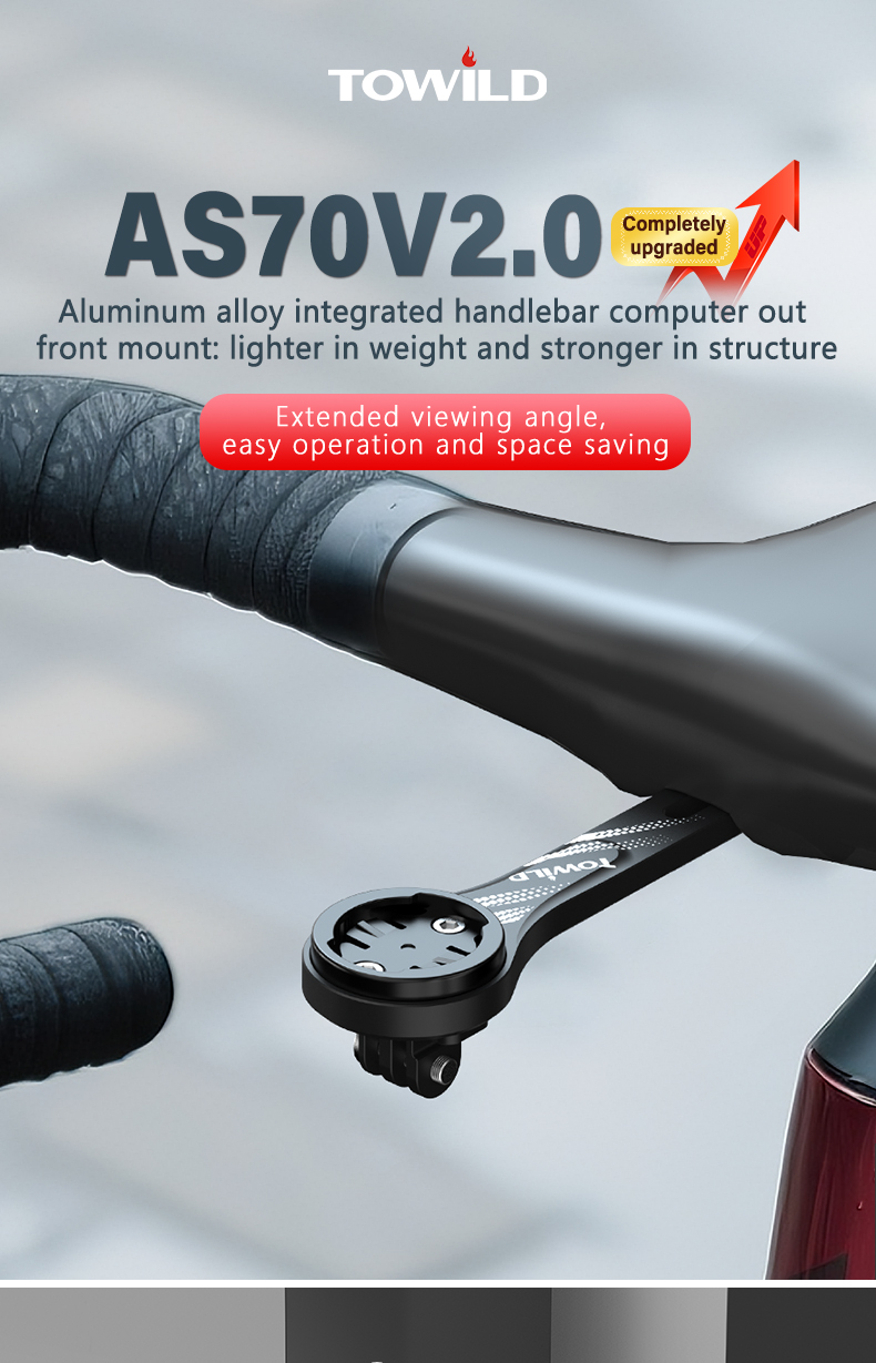 Out Front Bike Computer Mount Garmin - TOWILD 알루미늄 사이클링 컴퓨터 마운트 아웃