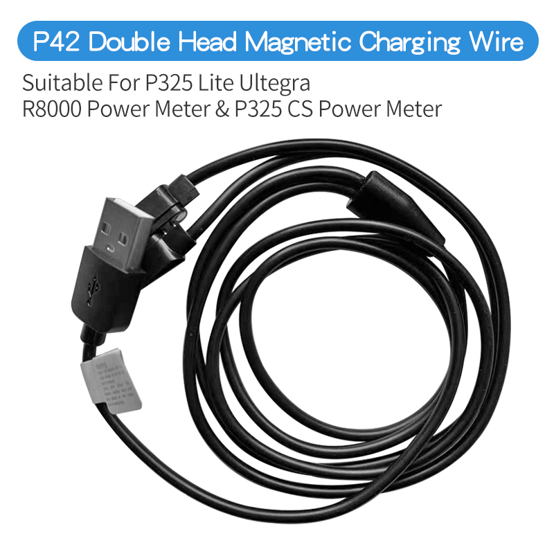 Crank Power Meter Dual Sided - 오리지널 P42 듀얼 헤드 마그네틱 충전