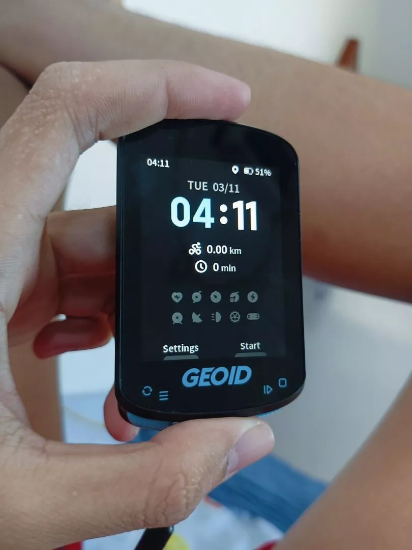 Bike Computer Gps Navigation Map - Geoid CC600 자전거 컴퓨터 컬러 스크린