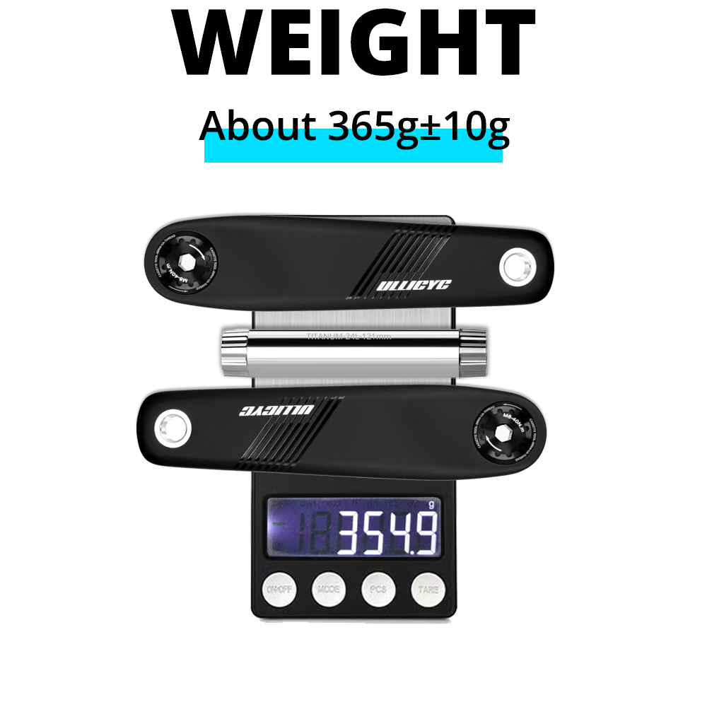 ULLICYC 로드 카본 크랭크셋 365g 165-17 - Left Crank Arm Power Meter 리뷰 및 가격