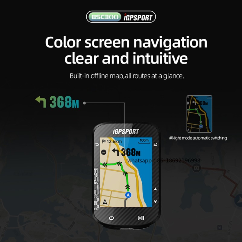 BSC300 GPS 자전거 컴퓨터 무선 컬러 스크린 지 - Bike Computer Gps Navigation Map 리뷰 및 가격