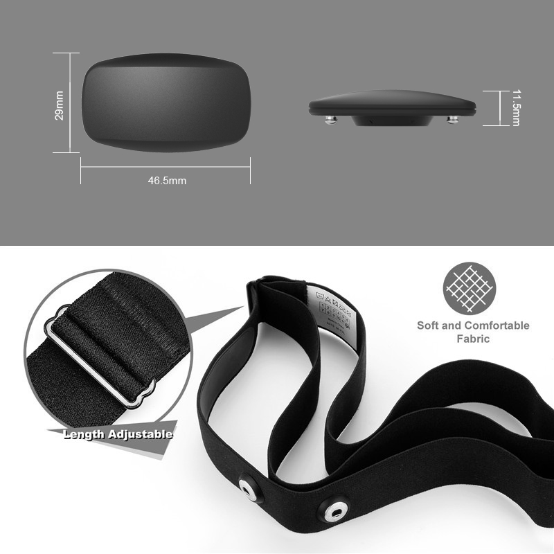 BLE5.0 ANT+ 심박수 모니터 가슴 스트랩 IP6 - Heart Rate Monitor Chest Strap Ant+ 리뷰 및 가격