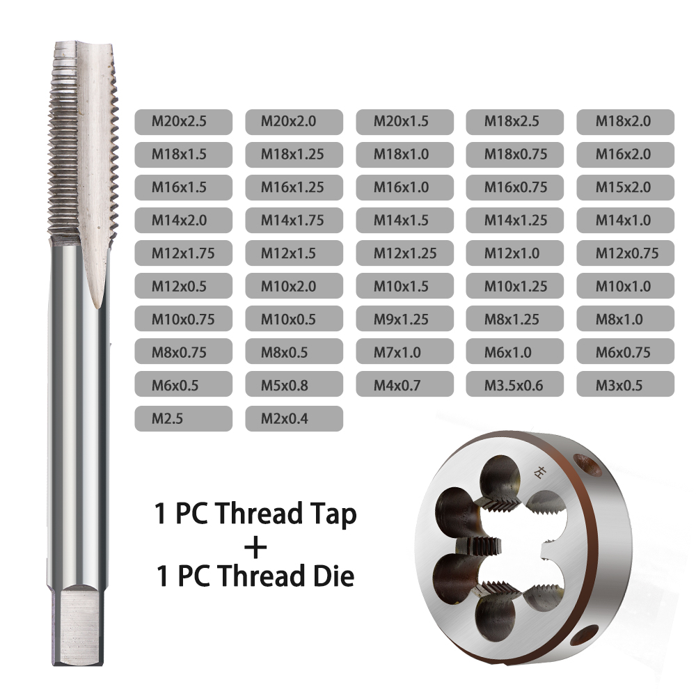 2Pcs 왼손 기계 탭 및 다이 세트 HSS, 미터법  - Left Crank Arm Power Meter 리뷰 및 가격