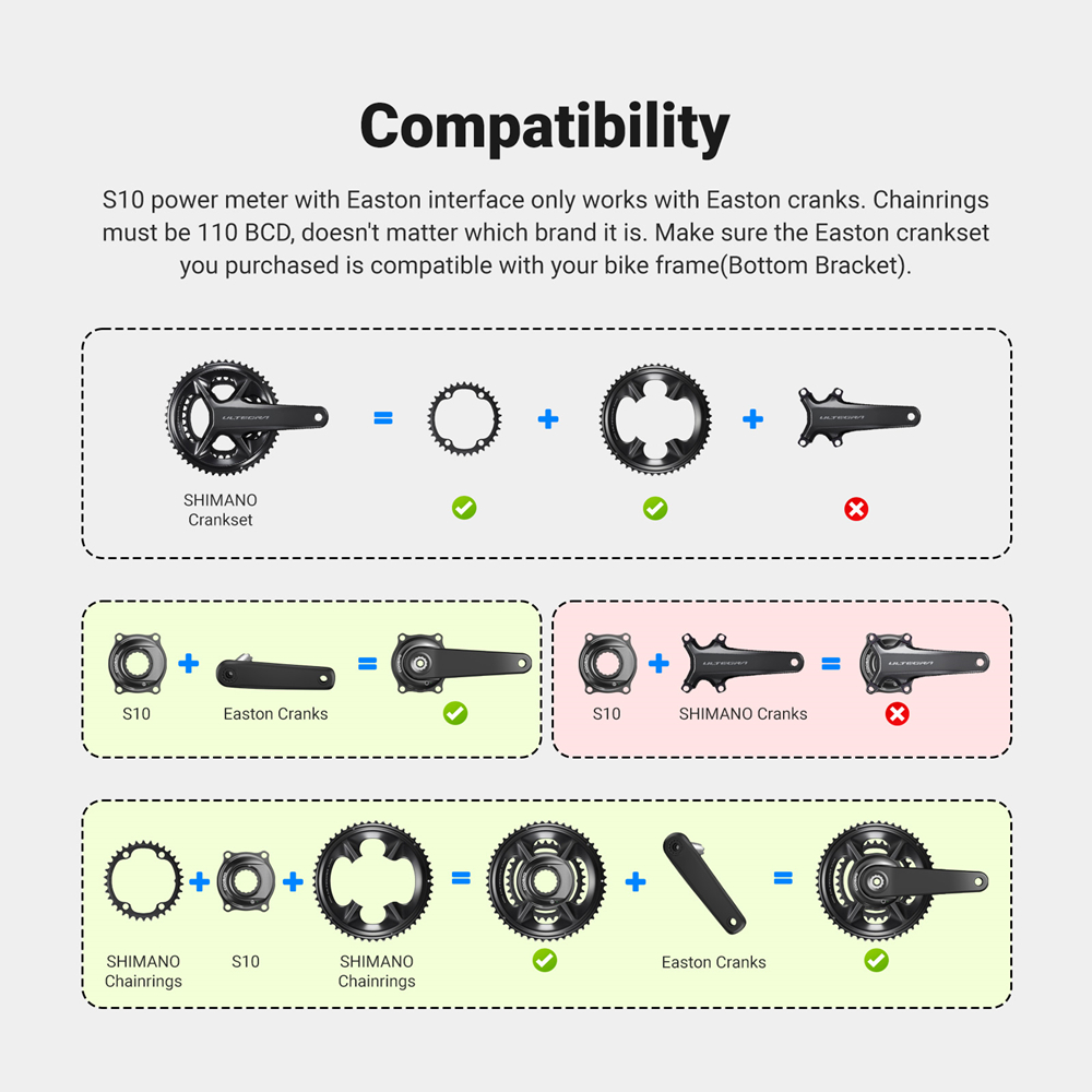 COOSPO S10 스파이더 자전거 파워 미터 이스턴  - Spider Power Meter 110 Bcd 리뷰 및 가격