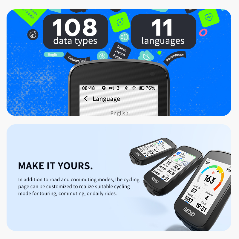 GEOID CC700 Pro 자전거 컴퓨터 2.8인치  - Bike Computer Gps Navigation Map 리뷰 및 가격
