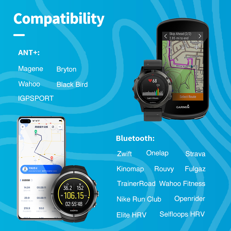 GEOID HS500 심박수 측정기, 블루투스 심박수  - Heart Rate Monitor Chest Strap Ant+ 리뷰 및 가격