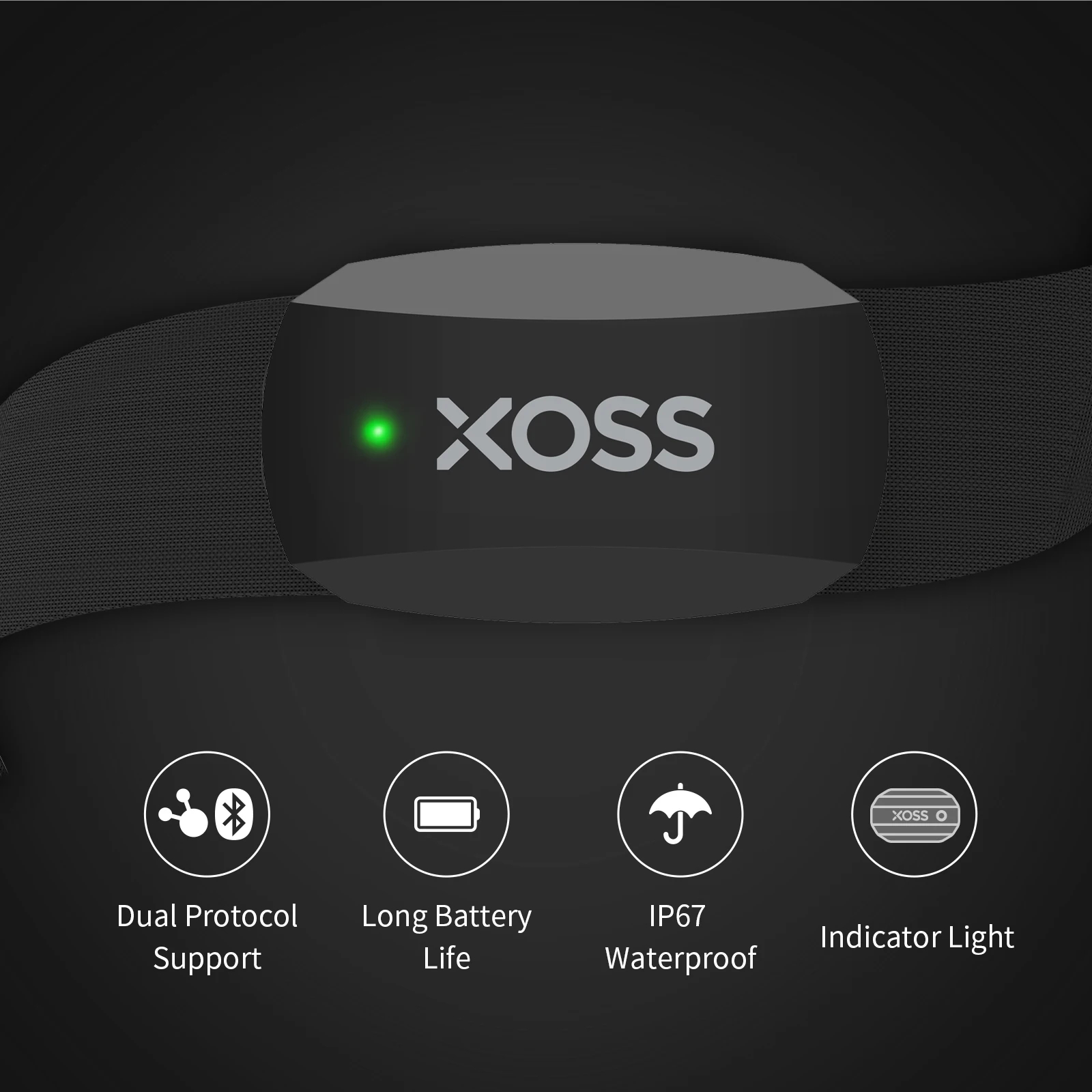 XOSS X2 심박수 센서, 가슴 스트랩형, 블루투스, - Heart Rate Monitor Chest Strap Ant+ 리뷰 및 가격