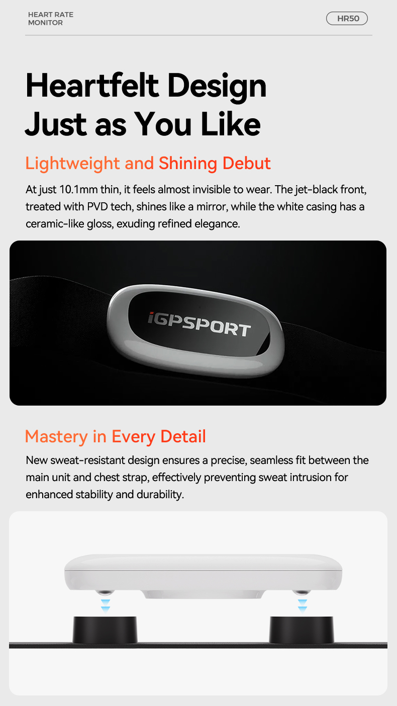 IGPSPORT HR50 심박수 모니터 가슴 스트랩 A - Heart Rate Monitor Chest Strap Ant+ 리뷰 및 가격