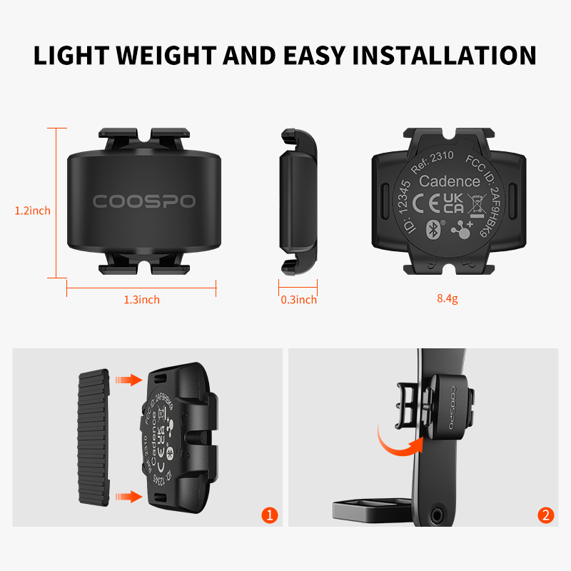 CooSpo 자전거 속도 센서 케이던스 듀얼 센서 블루 - Cycling Cadence Sensor Bluetooth Ant 리뷰 및 가격