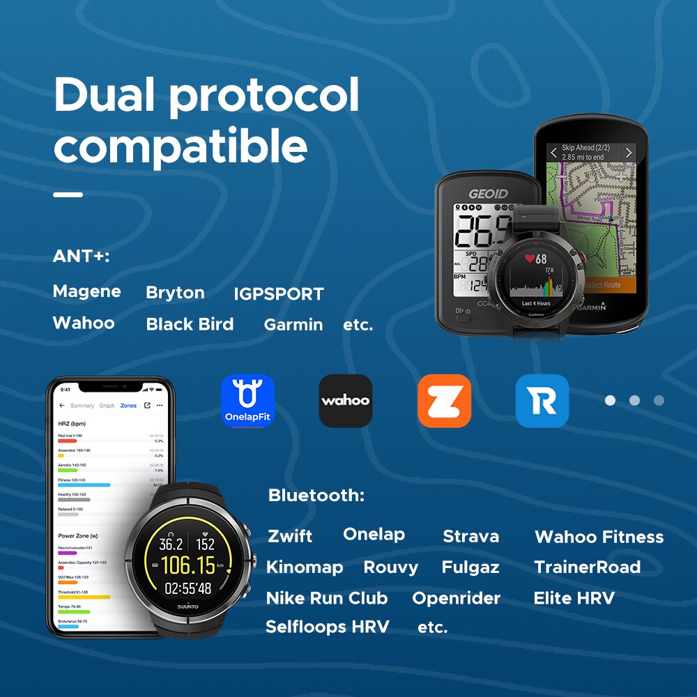 GEOID HS500 심박수 모니터, 피트니스 장비,  - Heart Rate Monitor Chest Strap Ant+ 리뷰 및 가격