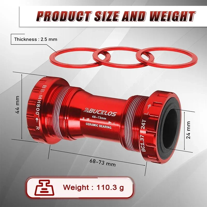 BUCKLOS 세라믹 베어링 BB68 자전거 바텀 브래 - Ceramic Bearing Bottom Bracket Bb86 리뷰 및 가격