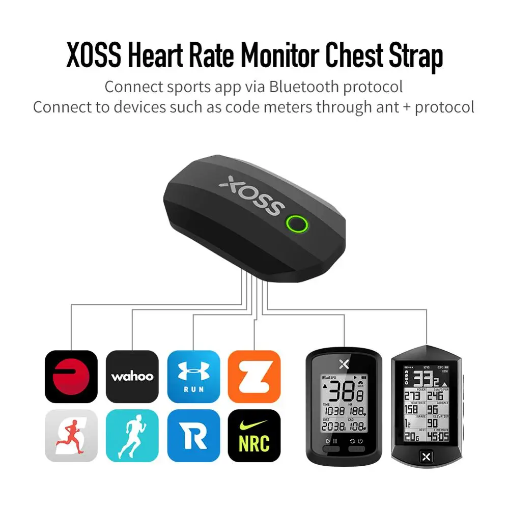 XOSS X2 자전거 심박수 가슴 스트랩 센서 모니터  - Heart Rate Monitor Chest Strap Ant+ 리뷰 및 가격