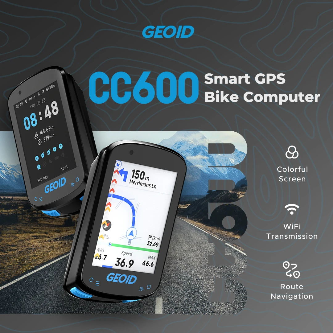 Geoid CC600 자전거 컴퓨터 컬러 스크린 스마트 - Bike Computer Gps Navigation Map 리뷰 및 가격