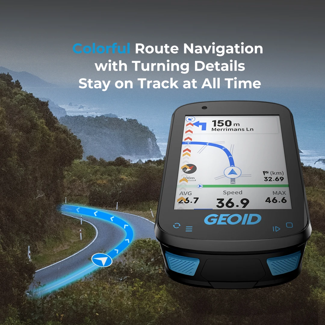 Geoid CC600 자전거 컴퓨터 컬러 스크린 스마트 - Bike Computer Gps Navigation Map 리뷰 및 가격